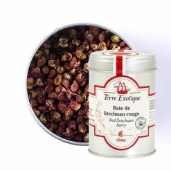 Remise 🤩 Baies de Szechuan Rouge 30 g Terre Exotique 🔔