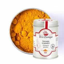 Remise 🔔 Curcuma en Poudre Biologique 60 g Terre Exotique ⌛
