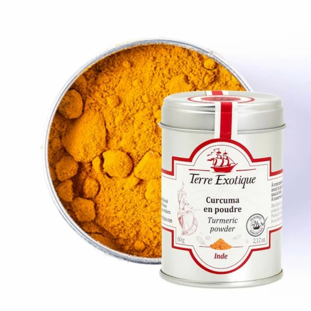 Curcuma en Poudre Biologique 60 g Terre Exotique Remise ???? Curcuma en Poudre Biologique 60 g Terre Exotique ⌛ -Huilerie Gid Shop curcuma en poudre biologique 60 g terre