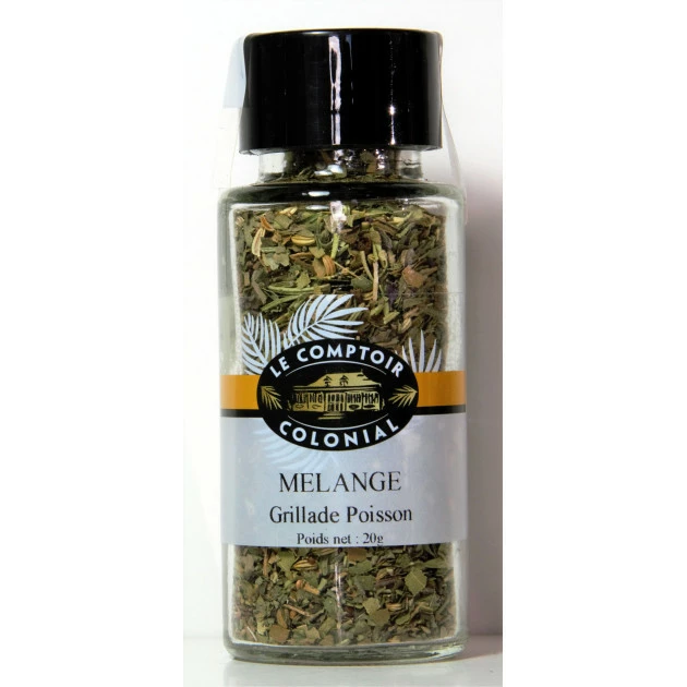 Epices Poisson Grillade 20g Le Comptoir Colonial Acheter ⌛ Epices Poisson Grillade 20g Le Comptoir Colonial ???? -Huilerie Gid Shop epices poisson grillade 20g le comptoir colonial