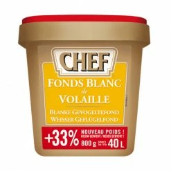 Budget 🤩 Fonds blanc de volaille 40L 800g 💯