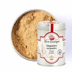 Le moins cher 🌟 Gingembre en Poudre Biologique 50 g Terre Exotique 😍