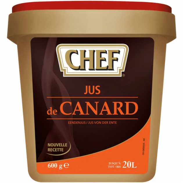 Le moins cher 🥰 Jus de canard déshydraté 20L 600g Chef 🌟 3 Le moins cher 🥰 Jus de canard déshydraté 20L 600g Chef 🌟
