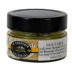 Remise 🔔 Moutarde à la Truffe Noire 100g Le Comptoir Colonial ✨