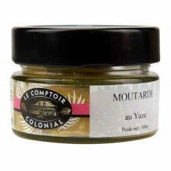Le moins cher 🔔 Moutarde au Yuzu 100 g Le Comptoir Colonial ✔️