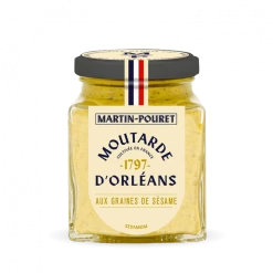 Offres 💯 Moutarde d'Orléans aux Graines de Sésame 95g Martin Pouret 😉