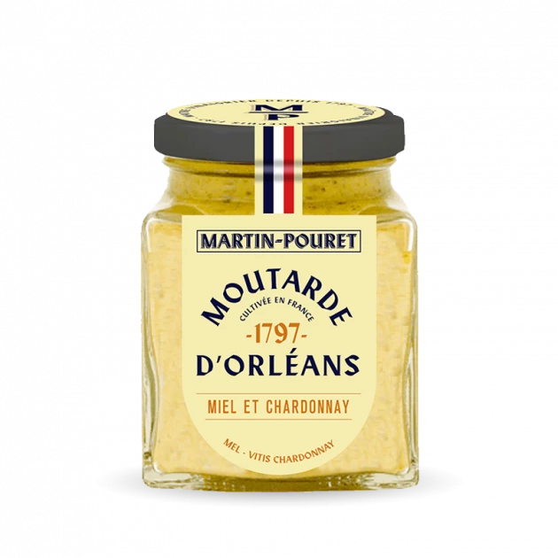 Moutarde d'Orléans Miel et Chardonnay 95g Martin Pouret De gros ✨ Moutarde d'Orléans Miel et Chardonnay 95g Martin Pouret ???? -Huilerie Gid Shop moutarde d orleans miel et chardonnay 95g martin pouret
