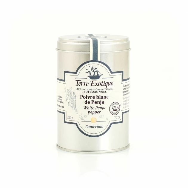 Poivre Blanc de Penja 200 g Terre Exotique Top 10 ❤️ Poivre Blanc de Penja 200 g Terre Exotique ❤️ -Huilerie Gid Shop poivre blanc de penja 200 g terre