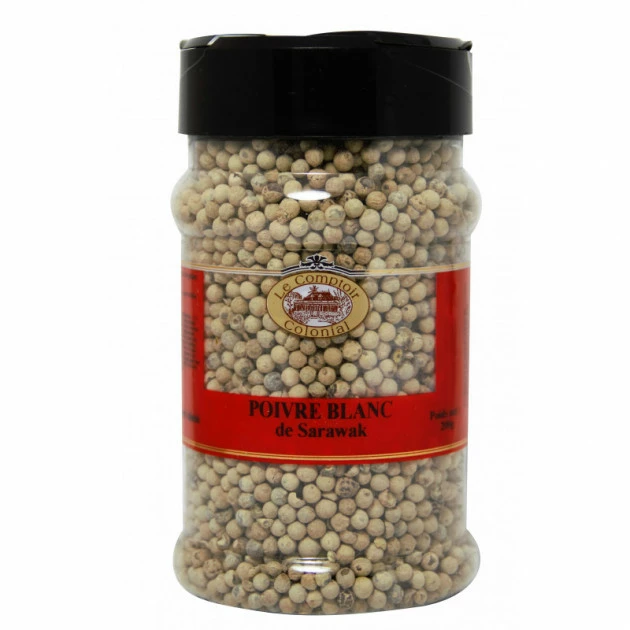 Poivre Blanc Sarawak 200 g Le Comptoir Colonial Grosses soldes ???? Poivre Blanc Sarawak 200 g Le Comptoir Colonial ???? -Huilerie Gid Shop poivre blanc sarawak 200 g le comptoir colonial