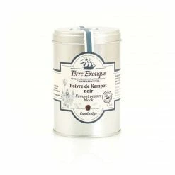 Offres 🥰 Poivre Noir de Kampot 180 g Terre Exotique ✨