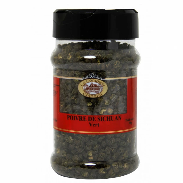 Poivre Vert du Sichuan 75 g Le Comptoir Colonial Remise ???? Poivre Vert du Sichuan 75 g Le Comptoir Colonial ???? -Huilerie Gid Shop poivre vert du sichuan 75 g le comptoir colonial
