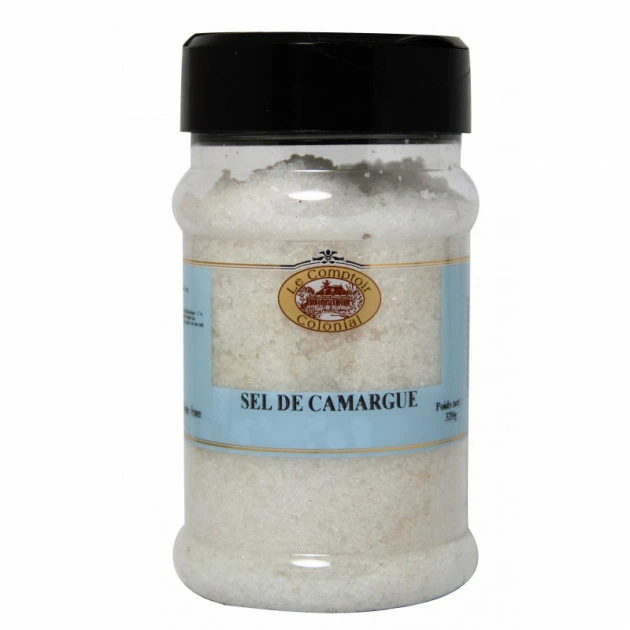 Sel de Camargue 320 g Le Comptoir Colonial Le moins cher ???? Sel de Camargue 320 g Le Comptoir Colonial ???? -Huilerie Gid Shop sel de camargue 320 g le comptoir colonial