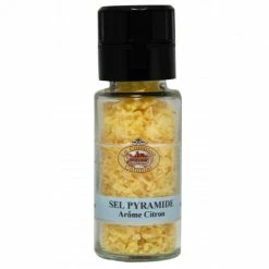 Vente flash ???? Sel Pyramide Arôme Citron 60 g Le Comptoir Colonial ❤️